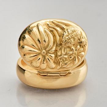 Olle Ohlsson, an 18k gold box, Stockholm, Sweden 1978.