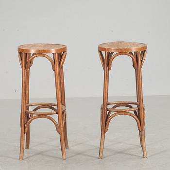 BARSTOLAR, ett par, Thonettyp, 1900-talets första hälft.