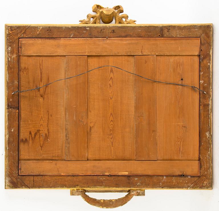Spegel, gustaviansk, sent 1700-tal.