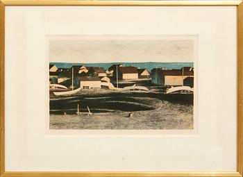 Ola Billgren, color lithograph, signed -68 260/260.