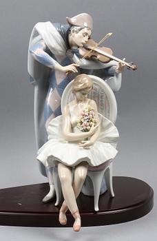 FIGURGRUPP, porslin, Lladro, märkt: No. 2.268, tillverkningsår 1993-1994.