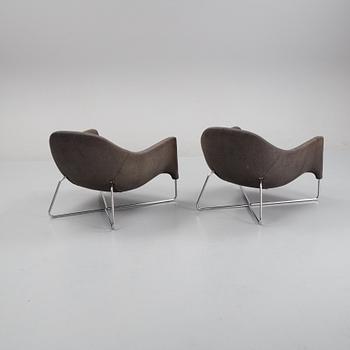 A pair of armchairs, Poliform, Italy.