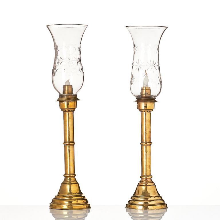 A pair of Nikolaj I mid 19th Century lanterns.