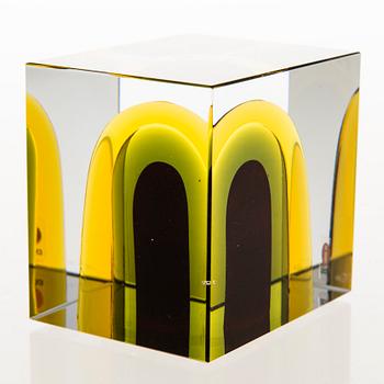 工芸品  oiva toikka Annual Cube 1991 Nuutajarvi x Iittala Oiva Toikka Annual Cube 1990 LTD to