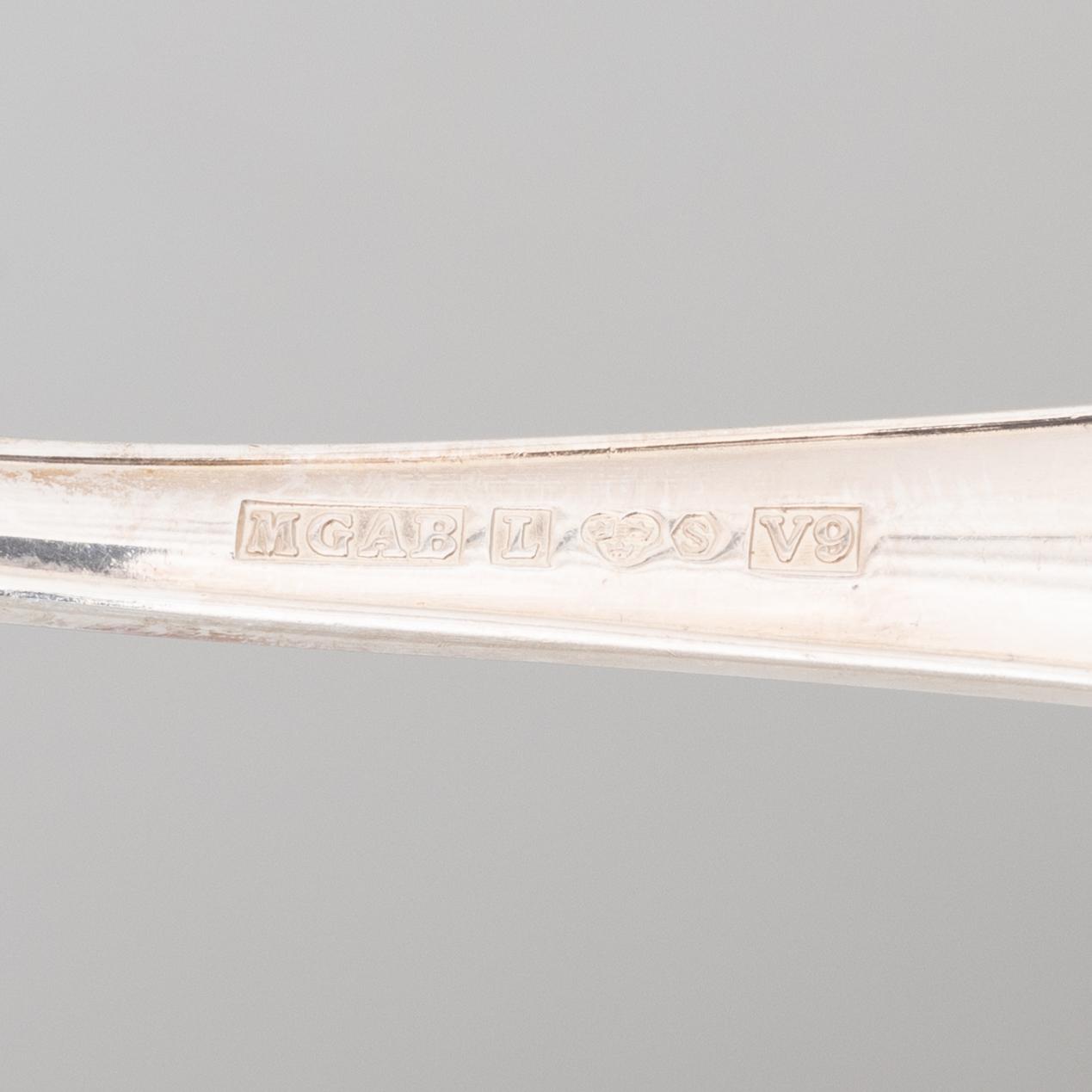 A silver cutlery set, "Disa" pattern, MGAB, Lidköping, some 1971 (106 pieces).