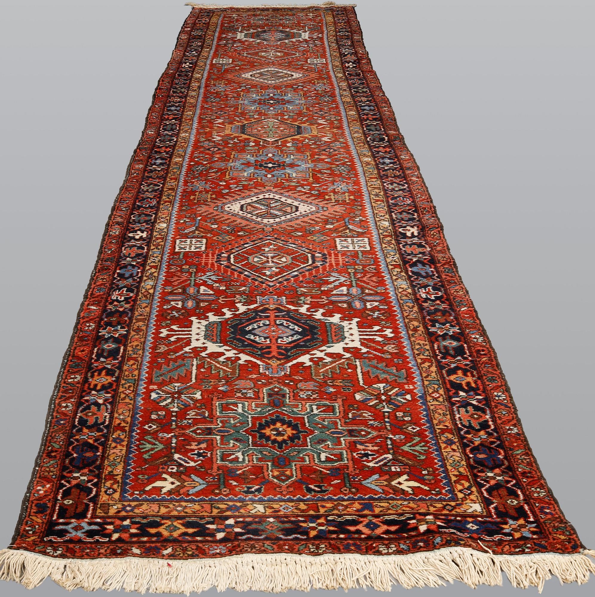 Gallerimatta, Hamadan, ca 525 x 105 cm.