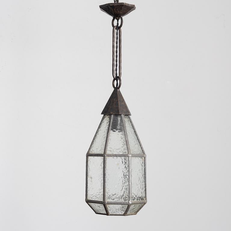 Harald Notini, a model "5994" ceiling lamp, Arvid Böhlmarks Lampfabrik, Stockholm, 1920s-30s.