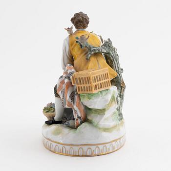 A porcelain figurine, probably Rudolstadt Volkstedt, Germany, early 20th century.