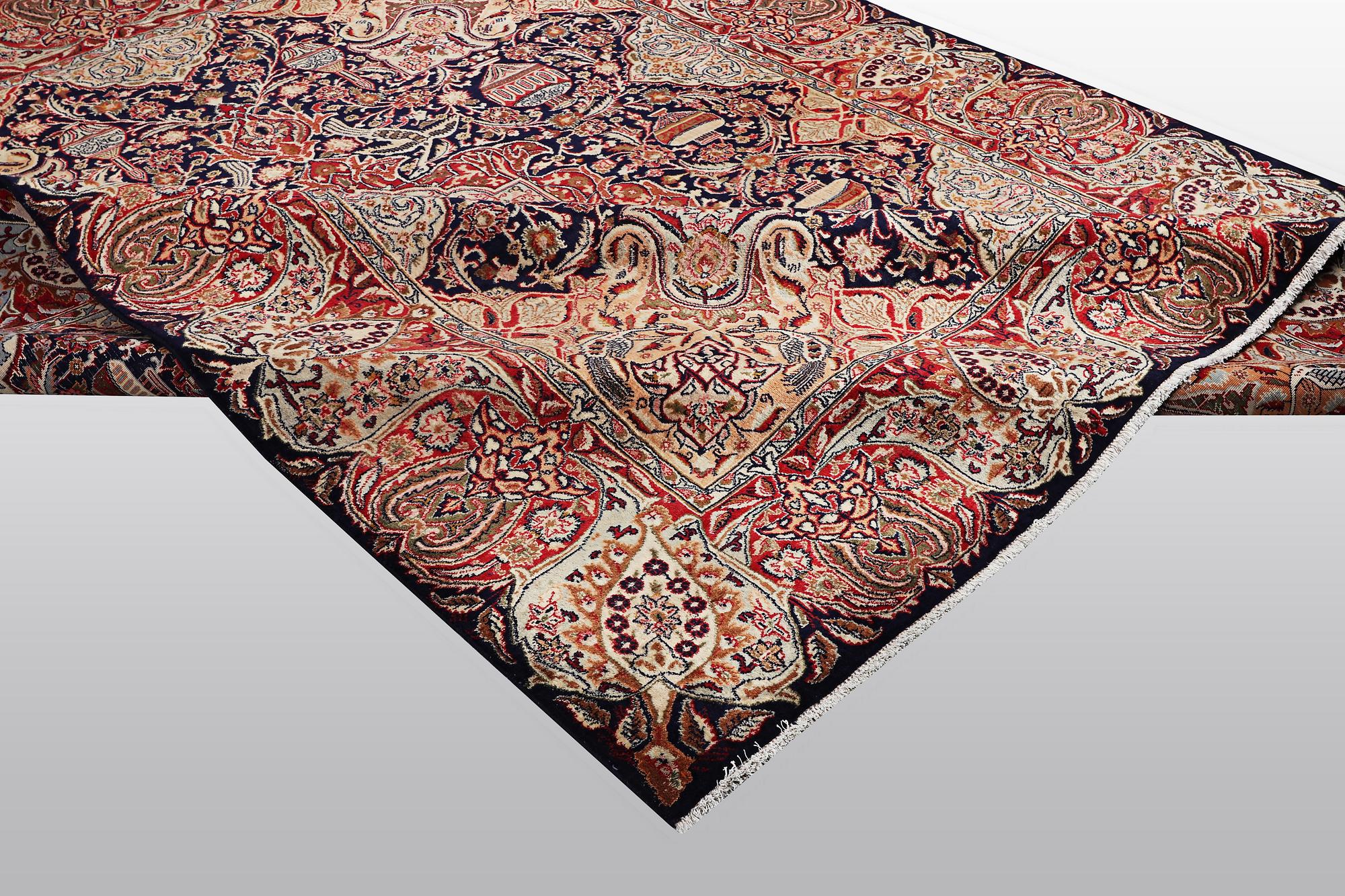 A carpet, Kashmar, ca 384 x 296 cm.
