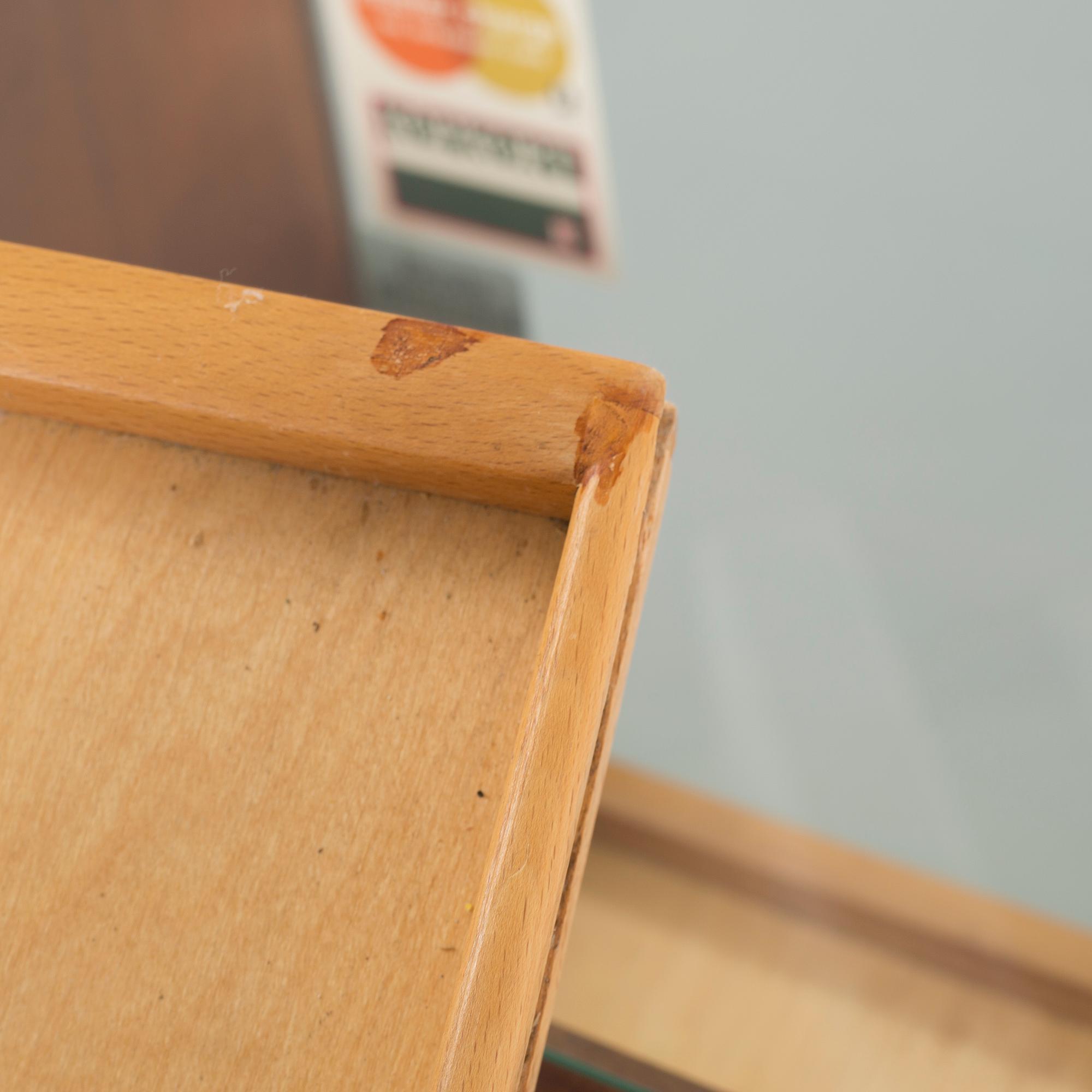 A circa mid 20th century store counter.