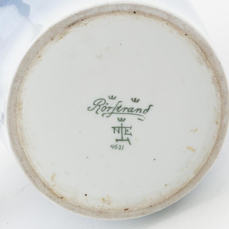 Nils Emil Lundström, an art nouveau floor vase from Rörstrand, early 20th Century.