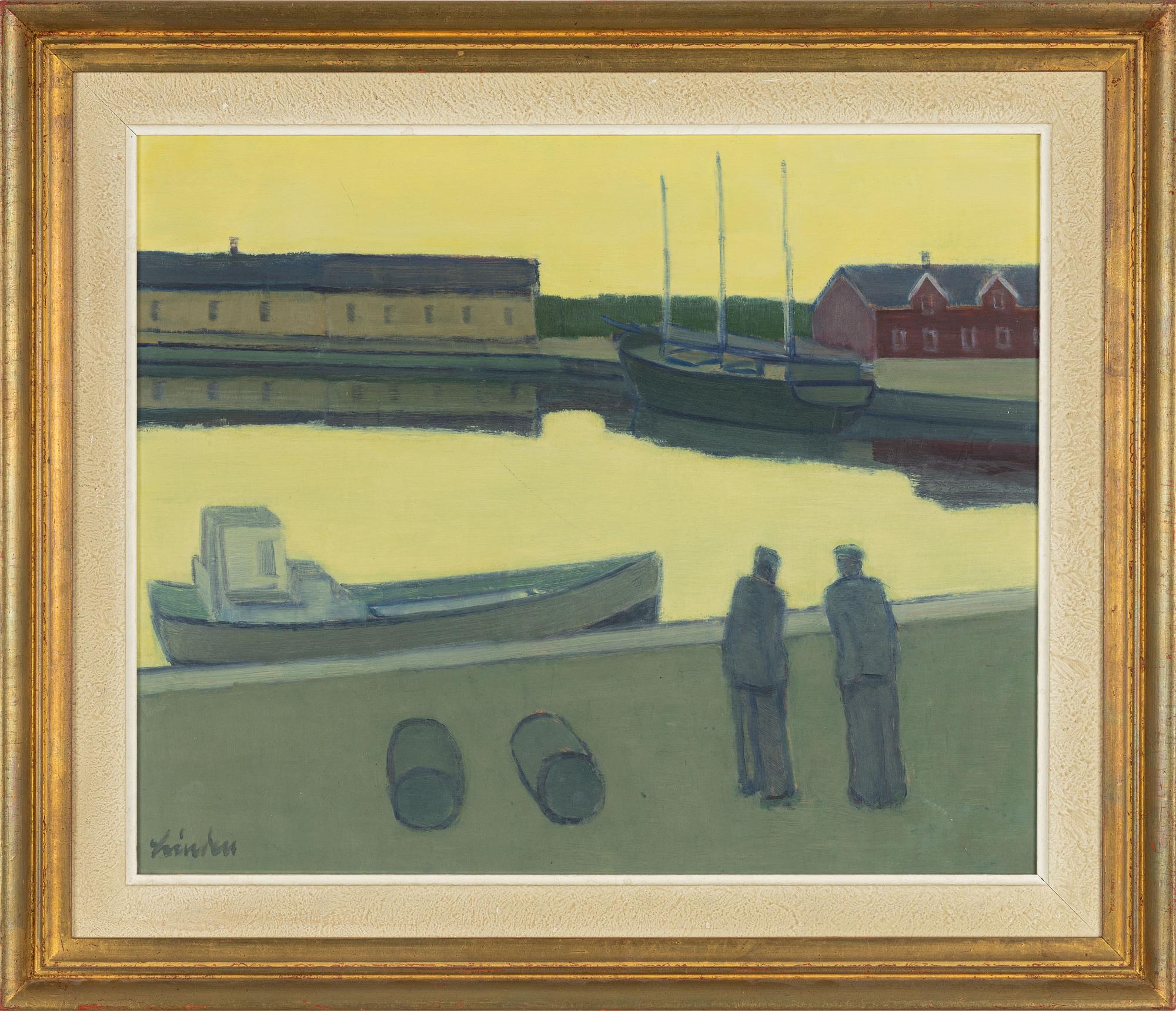 Helge Linden, Vid hamnkajen.