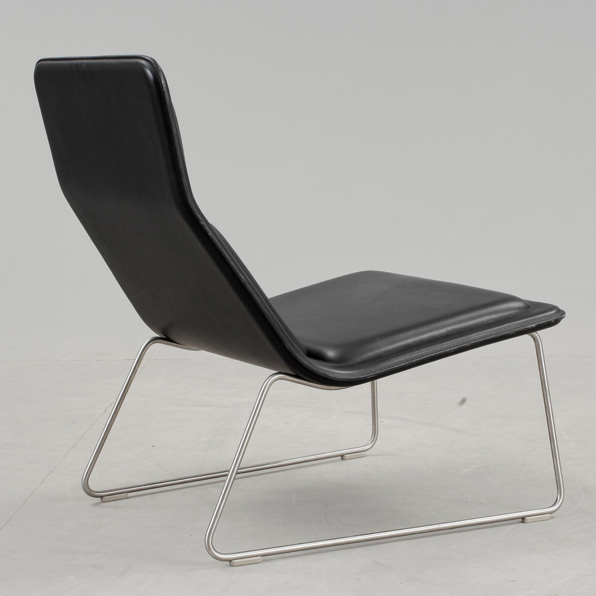 FÅTÖLJ, "Low Pad", Jasper Morrison för Cappelini, Italien.