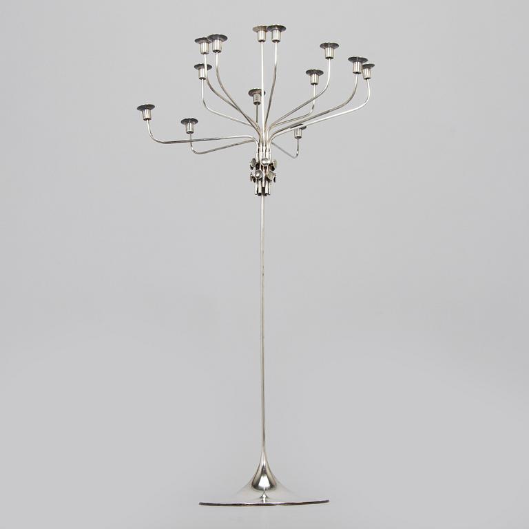 Tapio Wirkkala, kandelaber "TW412", silver Kultakeskus, Tavastehus 1985.
