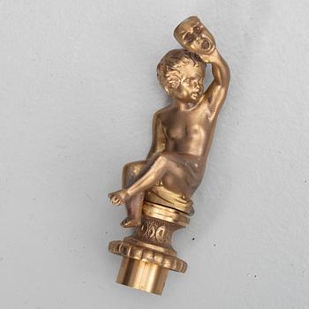 Kandelabrar, ett par, empirestil, 1900-tal.