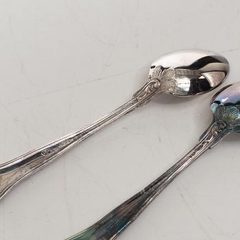 Bordsskedar 12 st, kaffeskedar 12, st silver, Cohr.