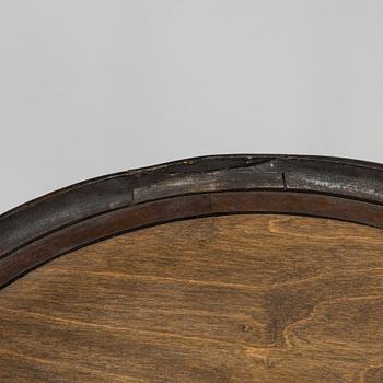 Daniel & Charles Houle, tarjotin, sterlinghopeaa, Lontoo 1845, pöytä, 1930-luku.