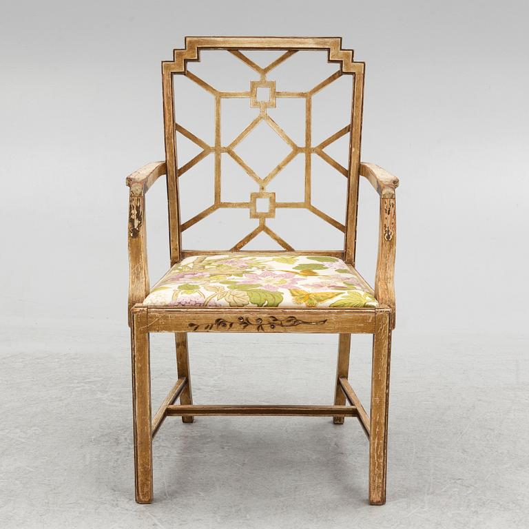 An Art Deco chair, 1920s.