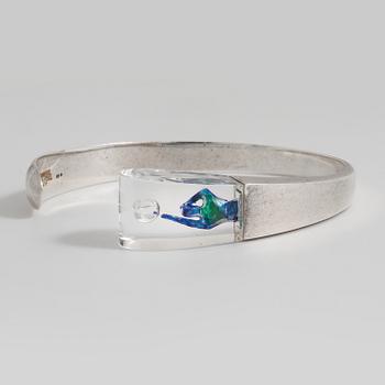 BJÖRN WECKSTRÖM, a "Space Silver" bracelet made by Lapponia in Finland 1974.