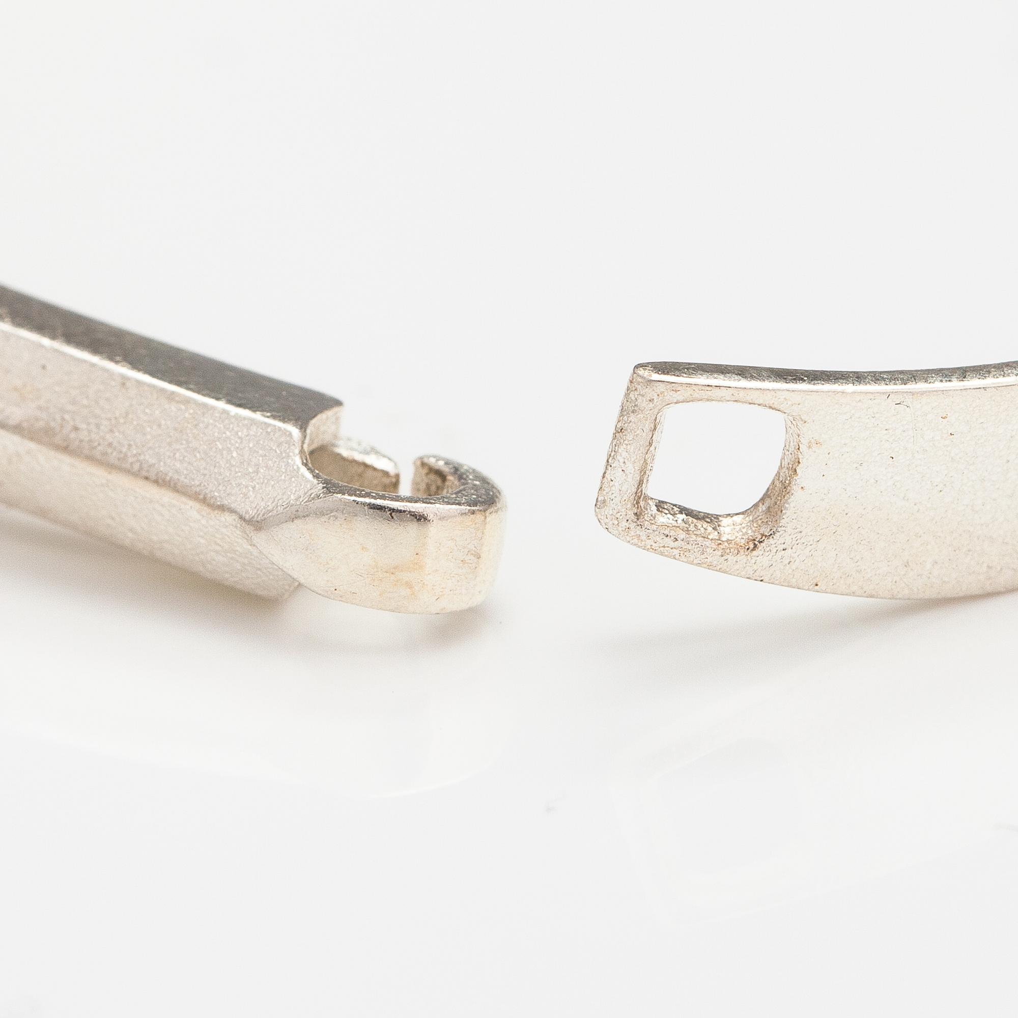 ZOLTAN POPOVITS, A stelring silver necklace "Acturus" and bracelet "Agena". Lapponia 2012.