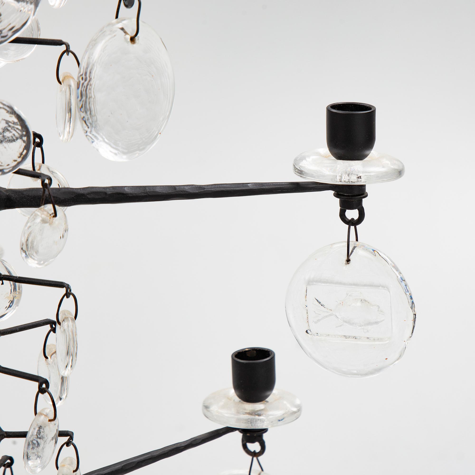 Erik Höglund, a floor candelabra, Boda Smide, Sweden.