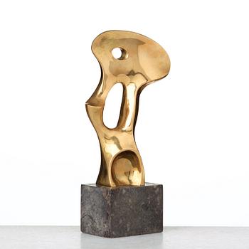 CHRISTIAN BERG, Polished bronze.Signed C.B. Copy no 1. (Edition of 5). The motif conceived 1972.