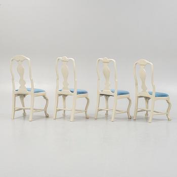 Four 18th Century Chairs.