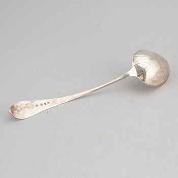 PETER FABRICIUS, a large silver spoon, Copenhagen, probably 1799.