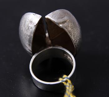 RING, sterlingsilver, Björn Weckström, 1971. Finland.