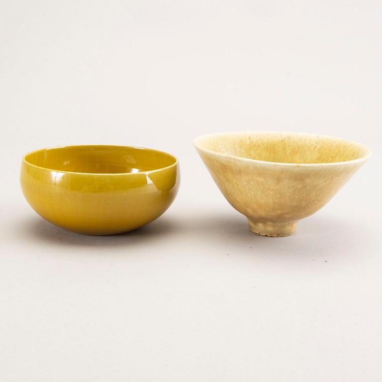 Carl-Harry Stålhane, a set of two Rörstrand bowls.
