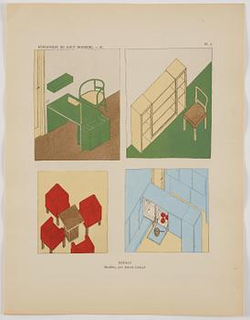 364. "Répertoire du Goût Moderne", three volumes, Nº 1, 2, 4.