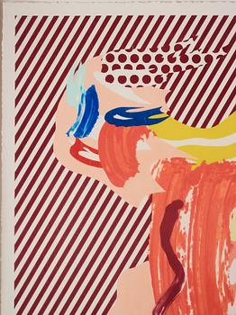 Roy Lichtenstein, Nude" from "Brushstrokes Figures series".