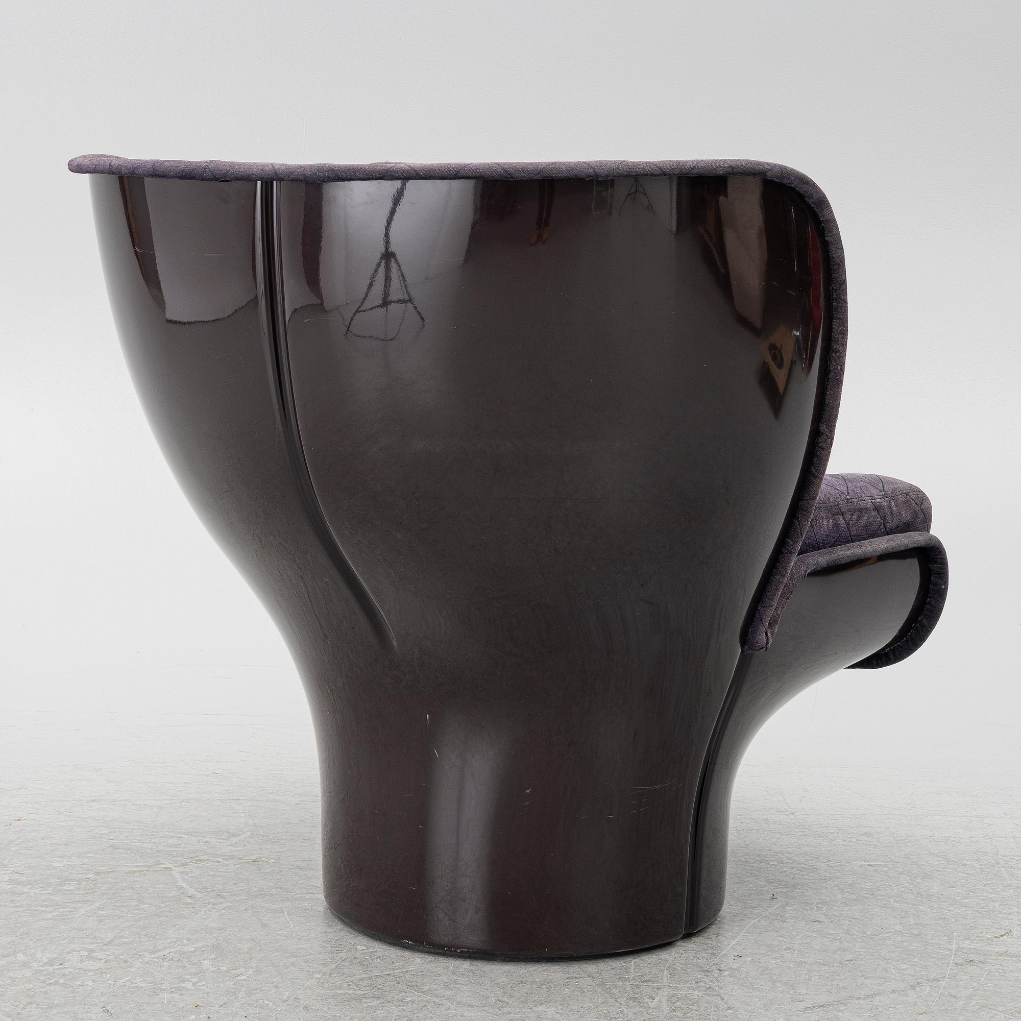 Joe Colombo, fåtölj, "Elda", Comfort, Italien, 1960-70-tal.