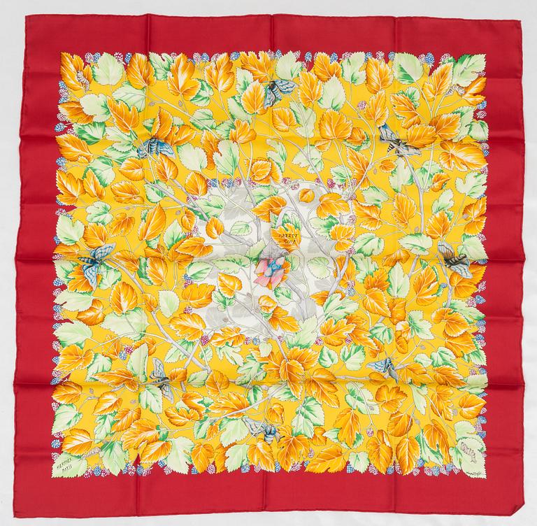 Hermès, scarf, "L'arbre de soie'".