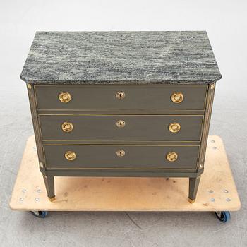 A Gustavian Style Chest of Drawers, mid-20th Century.