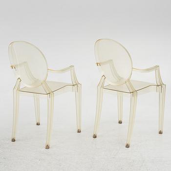Philippe Starck, six 'Louis Ghost' armchairs, Kartell.