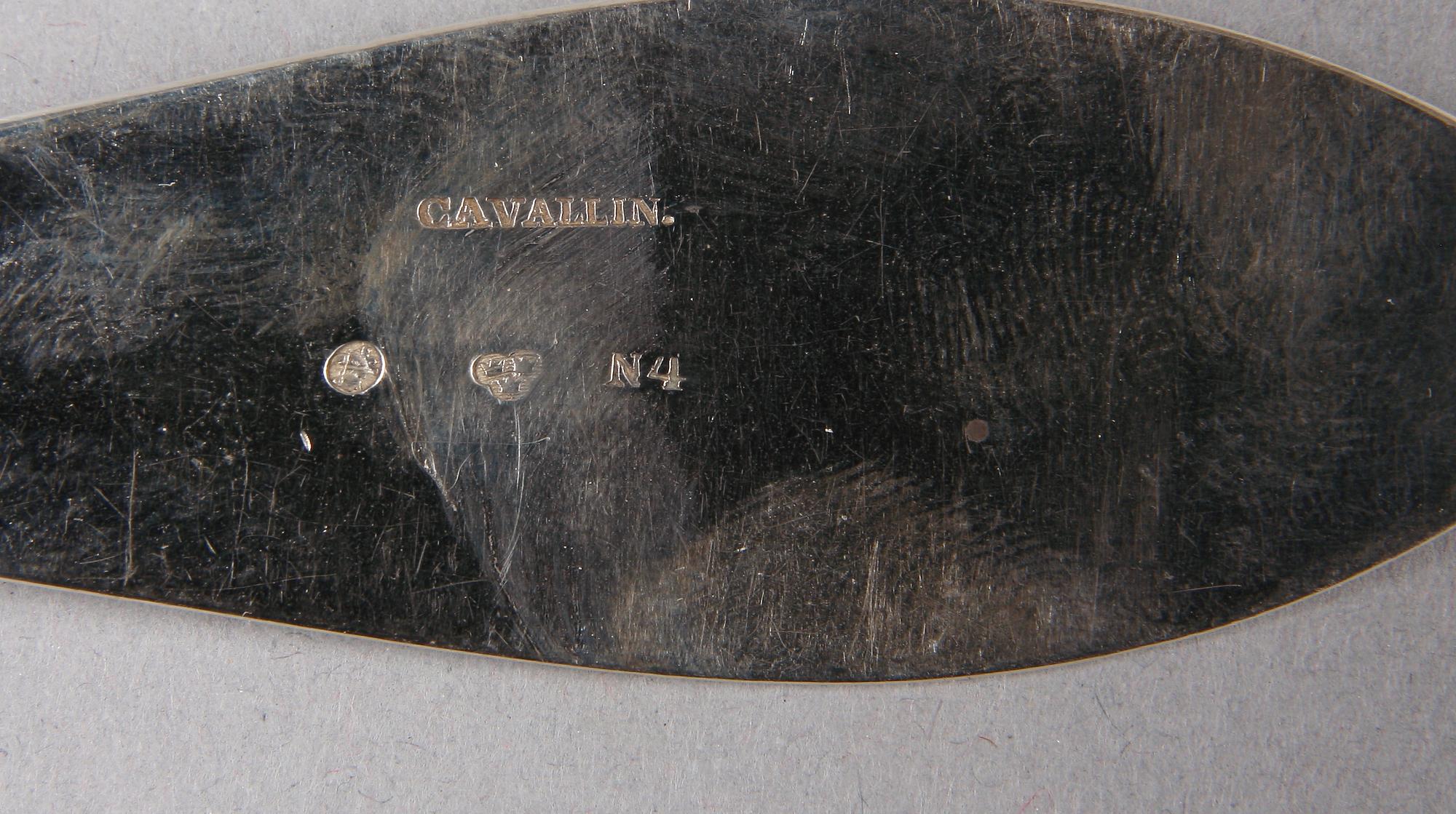 MATSKEDAR, 6 st, silver, Sverige 1800-talets första hälft, bla A. Rahm, Norrköping 1812.