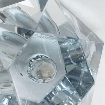 Asta Strömberg, a set of four 'Diamant' vases, Strömbergshyttan.