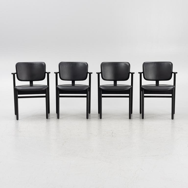 Ilmari Tapiovaara, stolar, 4 st, "Domus", Artek, Finland.