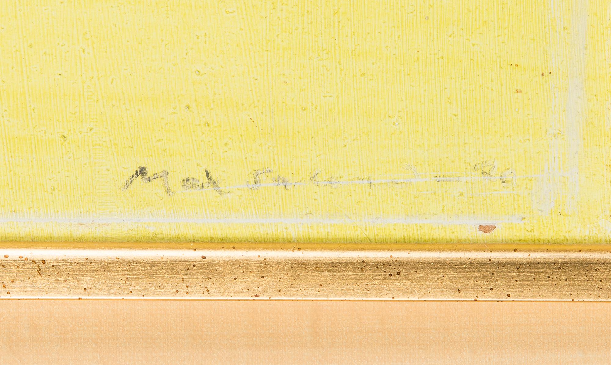 Max Salmi, olja på pannå, signerad och daterad -70.