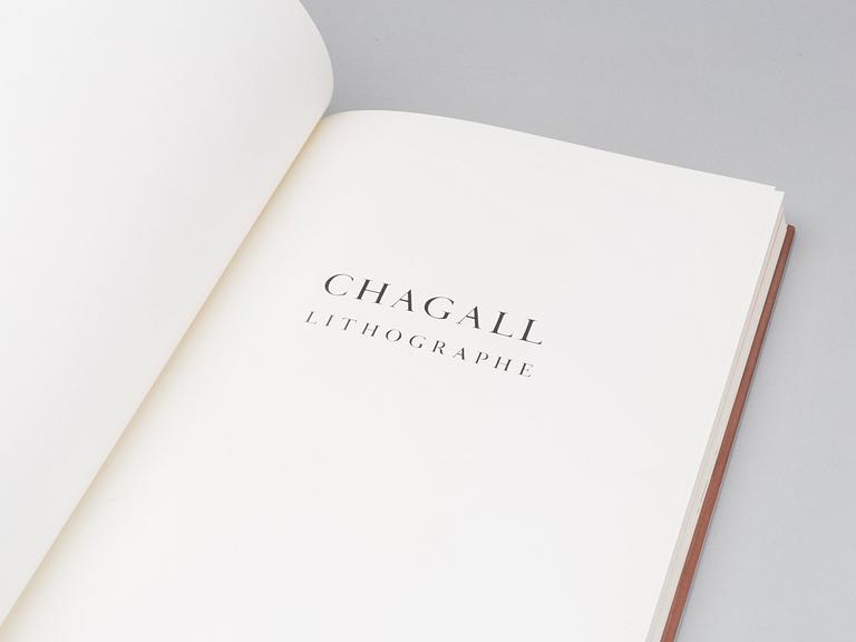 MARC CHAGALL,  Chagall lithographe I-IV 1960-74 vol.