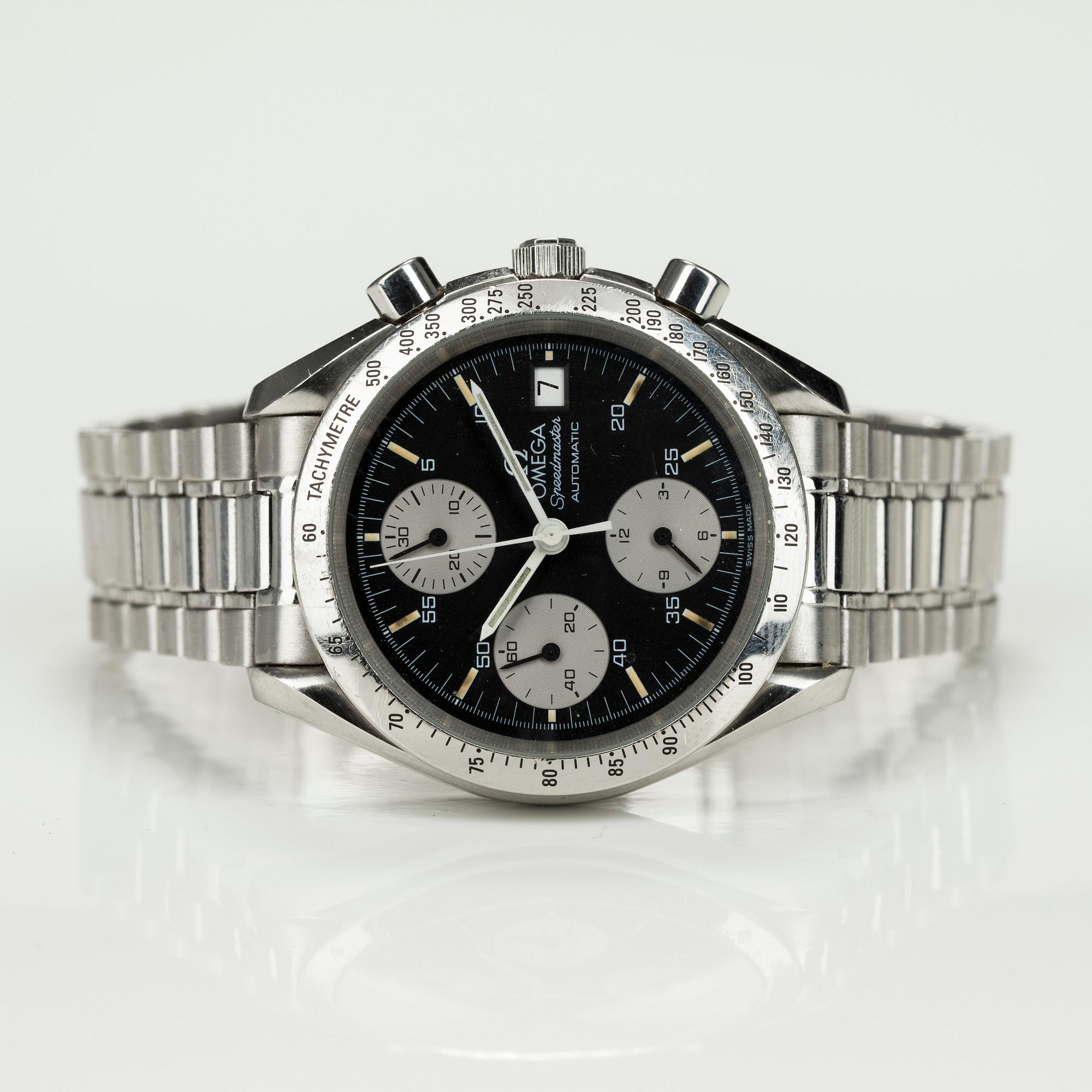 ARMBANDSUR, herr. OMEGA SPEEDMASTER Automatic 1995. Stål. Ref. 38115001. No. 54906193.