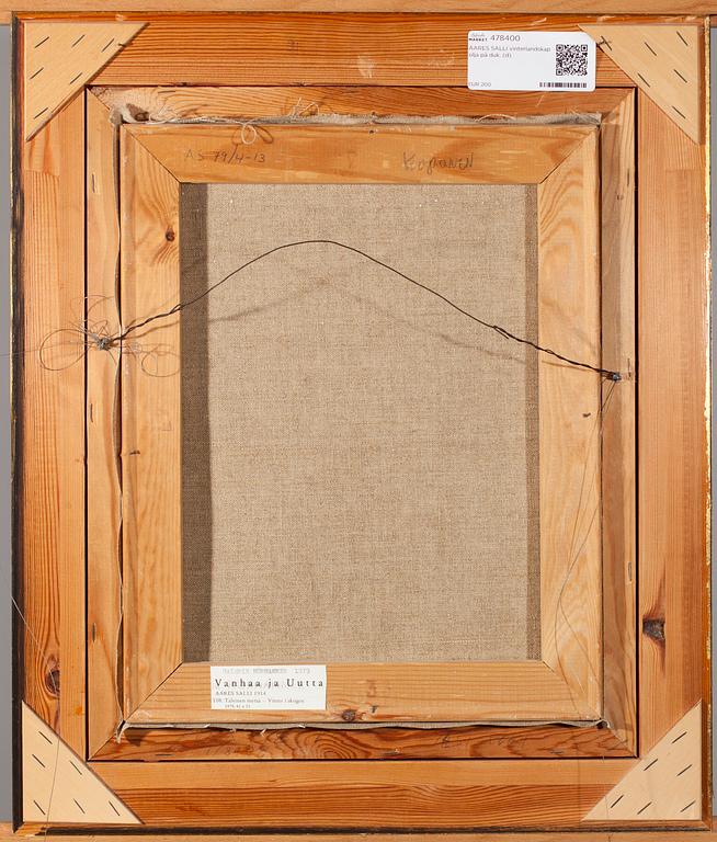 AARES SALLI, olja på duk, signerad och daterad 1954.