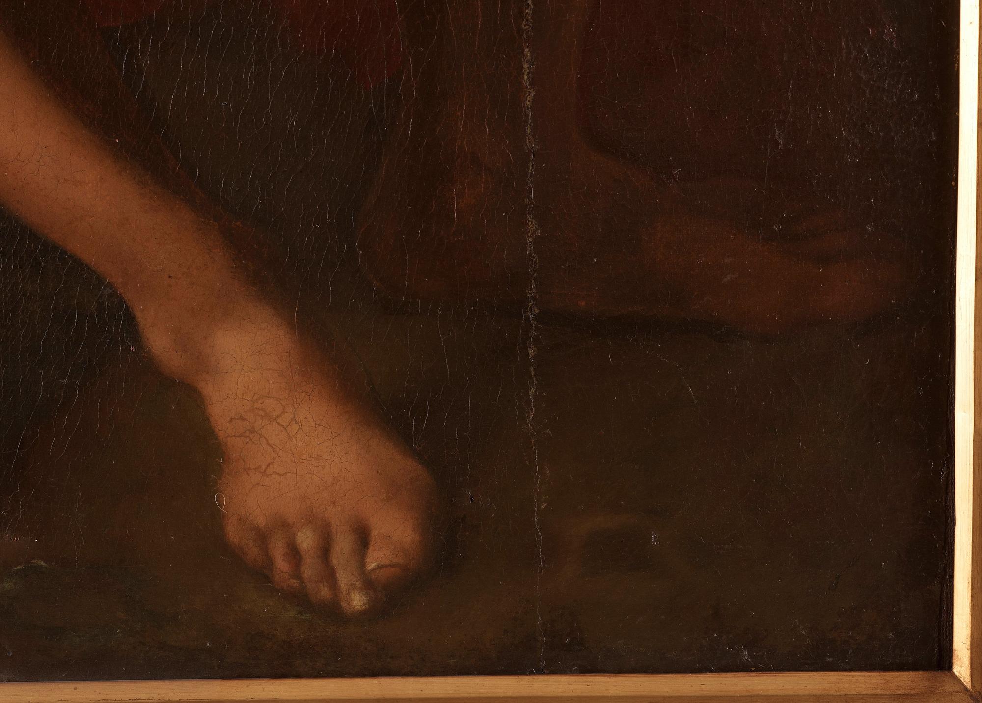 Italian artist 17Th Centyry, Saint John de Baptist.