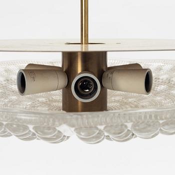 Carl Fagerlund, ceiling light, Orrefors second half of the 20th century.