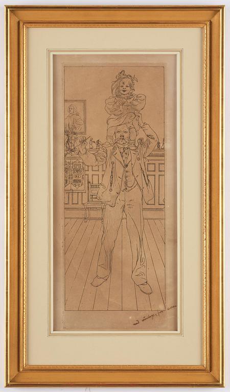 Carl Larsson, "Brita och jag".