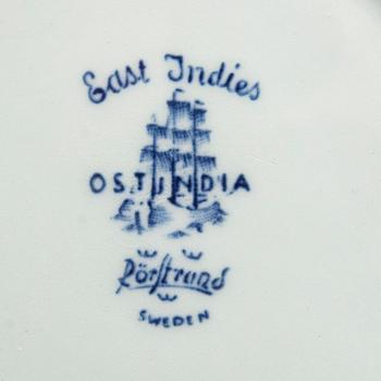 Servis, "Ostindia" 90 delar. Rörstrand, 1900-tal.
