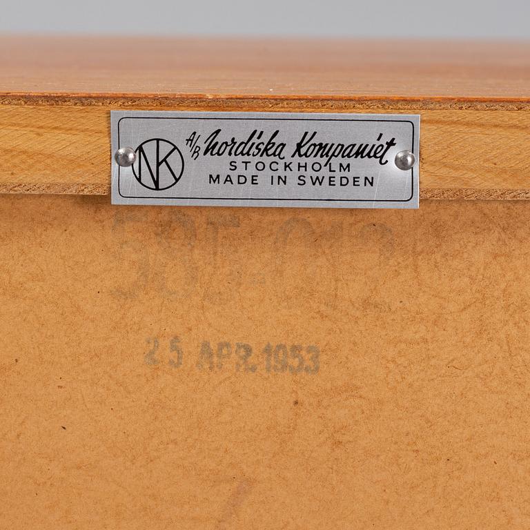 A teak chest of drawers from Nordiska Kompaniet, 1953.