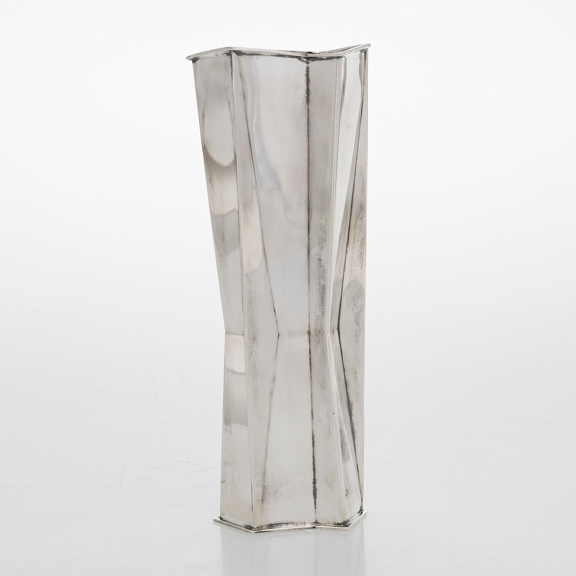 Tapio Wirkkala, vas, silver, "TW6-4", Kultakeskus, Tavastehus 1987.