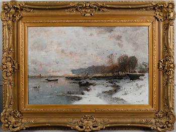 WILHELM VON GEGERFELT, olja på duk, signerad.